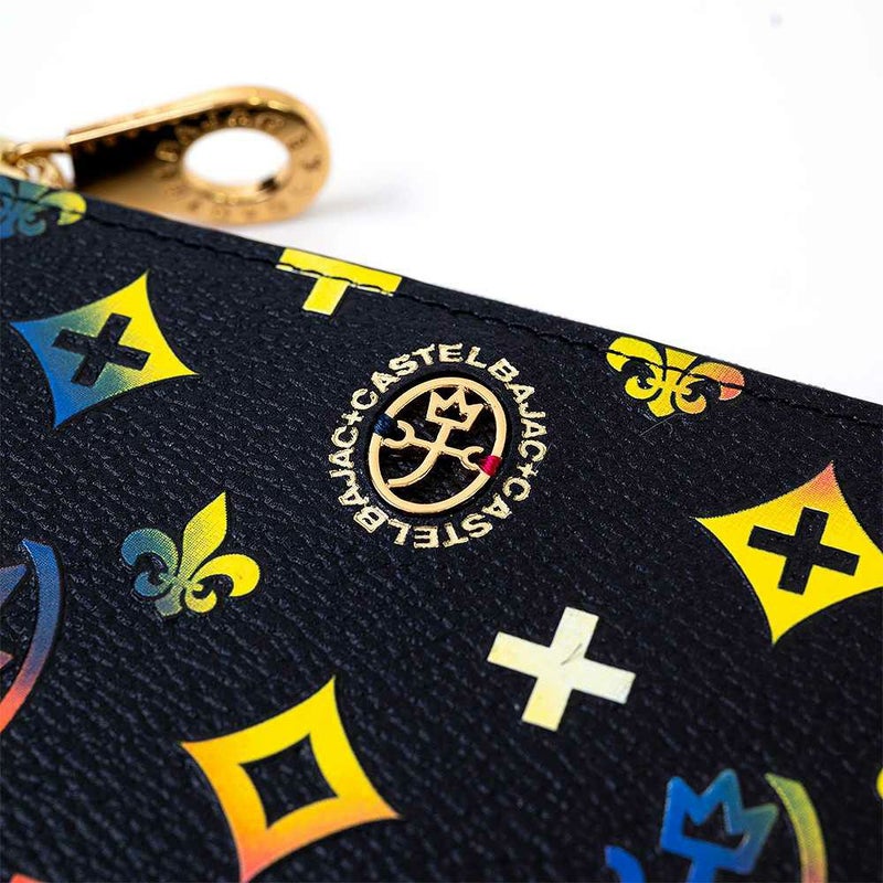 【2022新作】カステルバジャック財布ミドルウォレットジェルマンラウンドファスナー縦型二つ折りメンズレディースCASTELBAJAC二つ折り財布本革レザー2つ折り財布人気ブランド63613