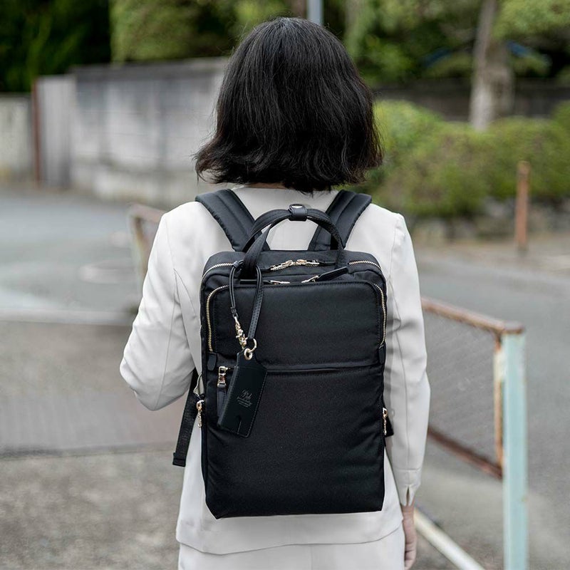 PIDビジネスリュックレディースピーアイディーA4ビジネスリュックビジネスバッグスクエアリュックリュックサックブランド通勤きれいめP.I.Dピー・アイ・ディーWPA101