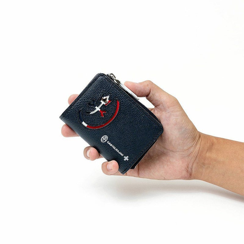 カステルバジャック小銭入れパスケース付きミニ財布財布CASTELBAJACメンズレディースカルネミニウォレットミニコンパクトコインケースブランドコンパクト財布本革032612