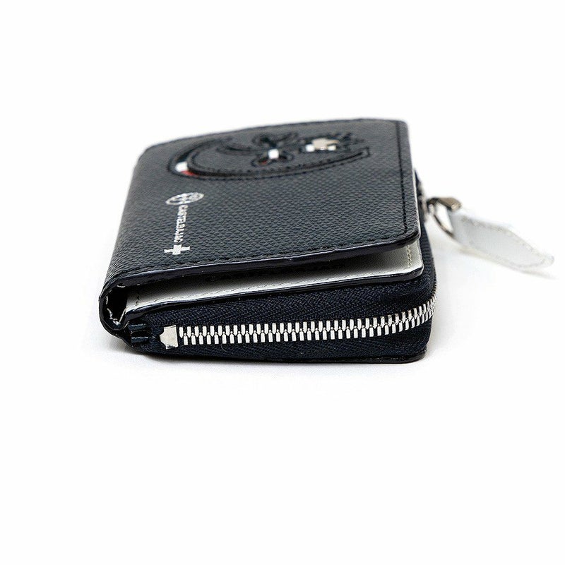 カステルバジャック小銭入れパスケース付きミニ財布財布CASTELBAJACメンズレディースカルネミニウォレットミニコンパクトコインケースブランドコンパクト財布本革032612