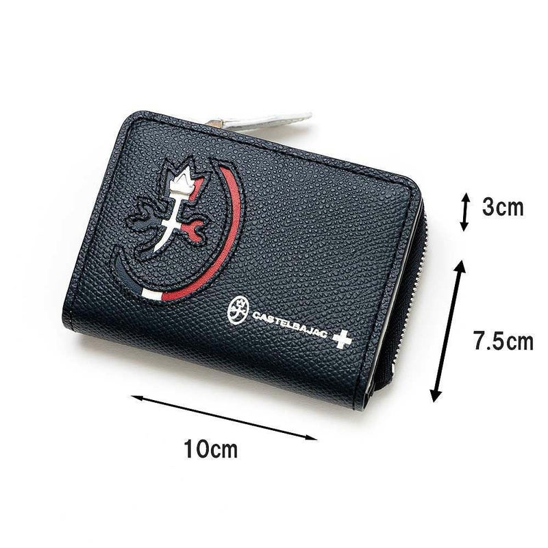 カステルバジャック小銭入れパスケース付きミニ財布財布CASTELBAJACメンズレディースカルネミニウォレットミニコンパクトコインケースブランドコンパクト財布本革032612