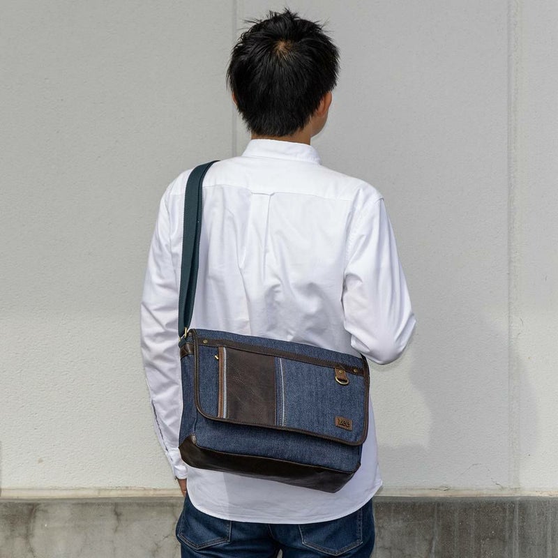 LeeリーショルダーバッグA4デニムメンズレディースブランドバッグ大容量大きめ斜め掛けバッグ斜めがけバッグ肩掛けカバン人気シンプル大人おしゃれ320-3266