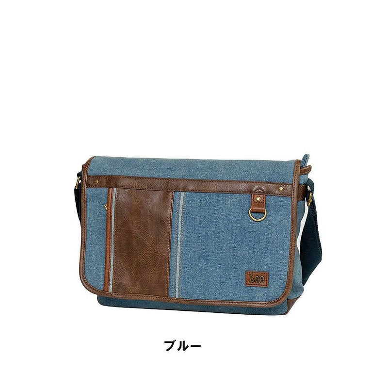LeeリーショルダーバッグA4デニムメンズレディースブランドバッグ大容量大きめ斜め掛けバッグ斜めがけバッグ肩掛けカバン人気シンプル大人おしゃれ320-3266