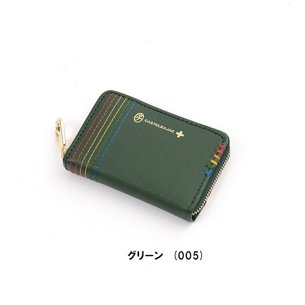 カステルバジャック小銭入れミニ財布財布CASTELBAJACシェストメンズレディースラウンドファスナーミニコンパクトコインケースブランド小さい小さめ本革27601