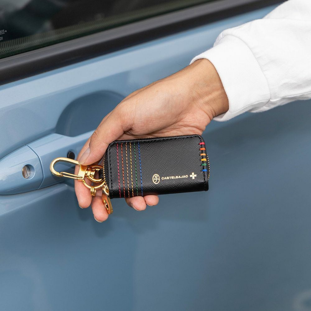 カステルバジャックキーケーススマートキー対応CASTELBAJACシェスト本革レザーメンズレディースコンパクト人気ブランドおしゃれプレゼント男性女性027609