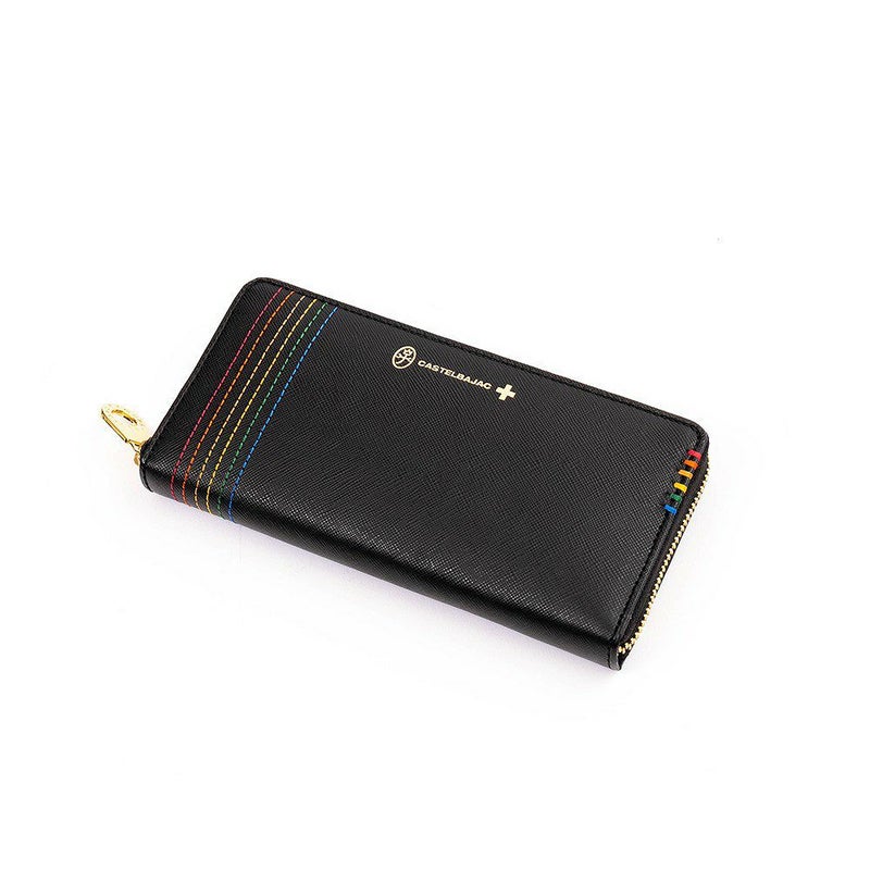 カステルバジャック財布長財布ラウンドファスナーシェストメンズレディースCASTELBAJAC本革革レザーファスナー付きファスナー小銭入れ付き大容量男性ギフトプレゼント人気ブランド27605