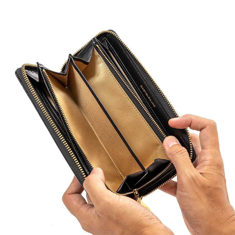 カステルバジャック財布長財布ラウンドファスナーシェストメンズレディースCASTELBAJAC本革革レザーファスナー付きファスナー小銭入れ付き大容量男性ギフトプレゼント人気ブランド27605