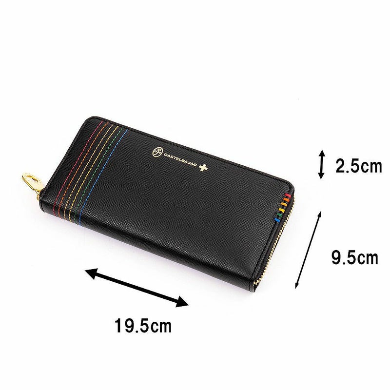 カステルバジャック財布長財布ラウンドファスナーシェストメンズレディースCASTELBAJAC本革革レザーファスナー付きファスナー小銭入れ付き大容量男性ギフトプレゼント人気ブランド27605