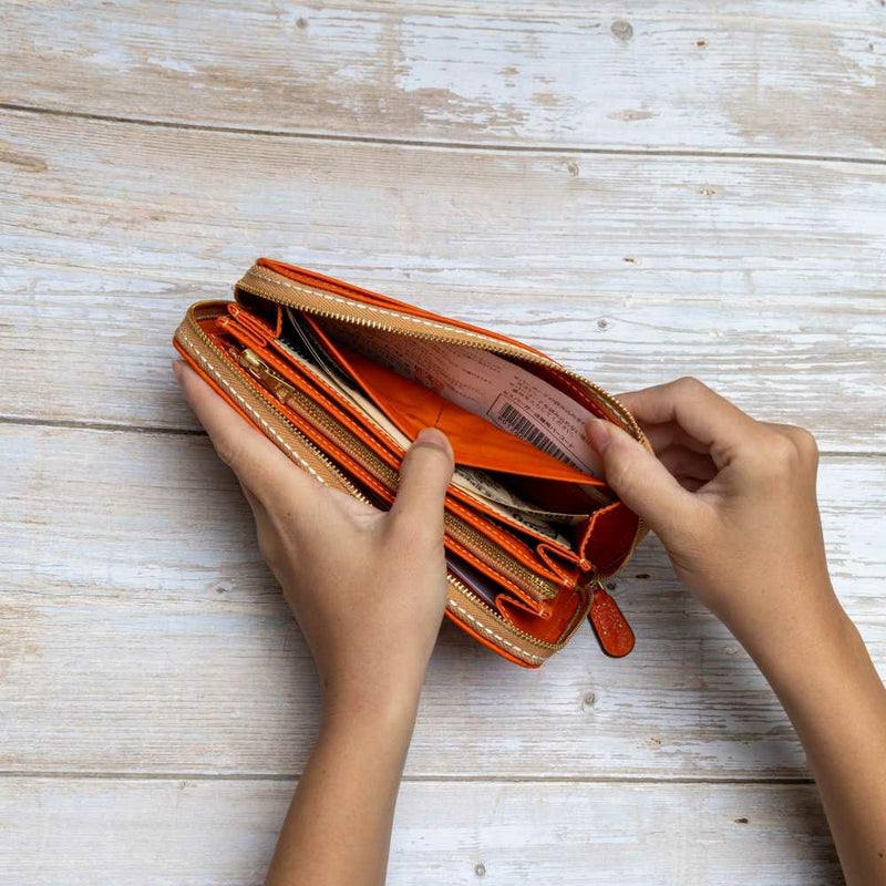 ダコタDakota長財布財布レディースイデーアラウンドファスナーファスナーレディース財布レディース長財布本革革レザー大容量ブランドおしゃれ薄い30代40代50代大人使いやすい30182