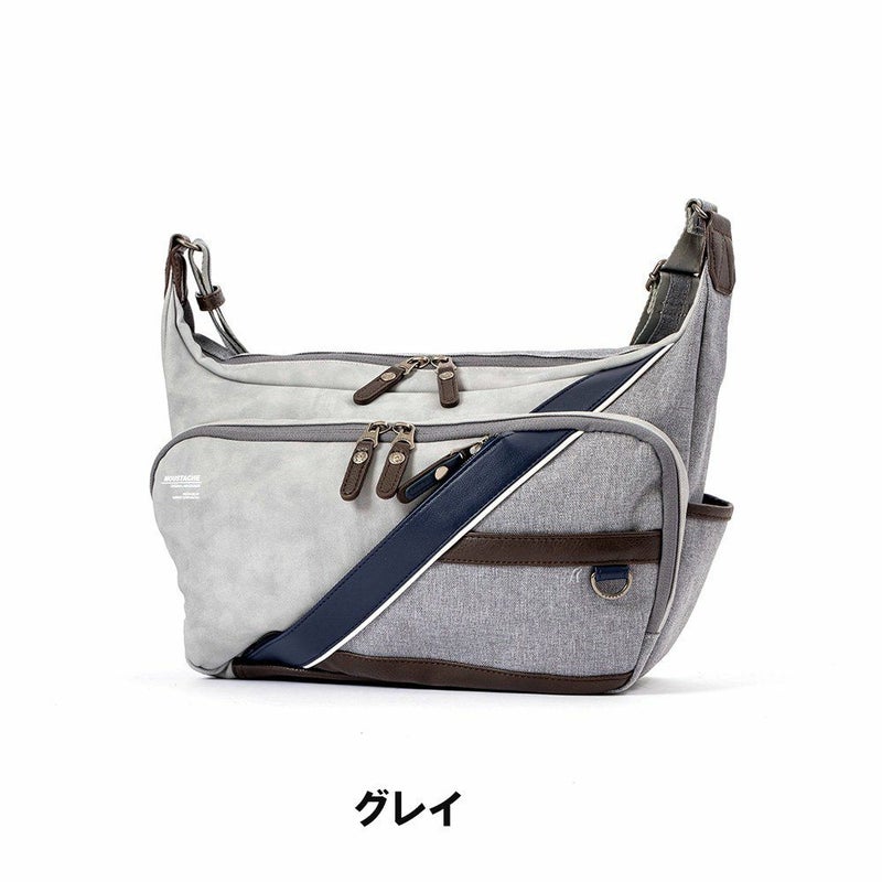 MOUSTACHEショルダーバッグムスタッシュメンズレディース大きめ大容量ショルダーショルダーバック斜めがけ斜め掛けおしゃれかっこいいカジュアル人気軽量ブランド大人30代40代50代JBJ0392