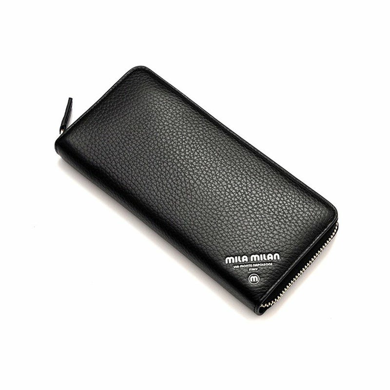 ミラ・ミラン長財布メンズレディースコパーラウンドファスナーファスナー付き大容量財布ブランド人気おすすめmilamilanミラミラン253625