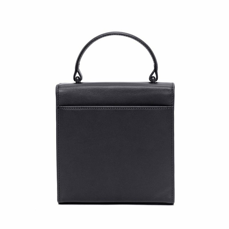 KLONクローンミニトートバッグショルダーバッグ2WAYレディースACTIVELEATHERBAG-VNM-FLAPTYPEトートハンドバッグミニトートおしゃれかわいいBLACK×BLACK