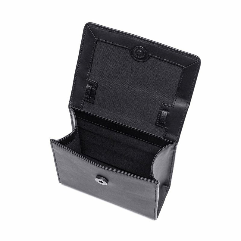 KLONクローンミニトートバッグショルダーバッグ2WAYレディースACTIVELEATHERBAG-VNM-FLAPTYPEトートハンドバッグミニトートおしゃれかわいいBLACK×BLACK