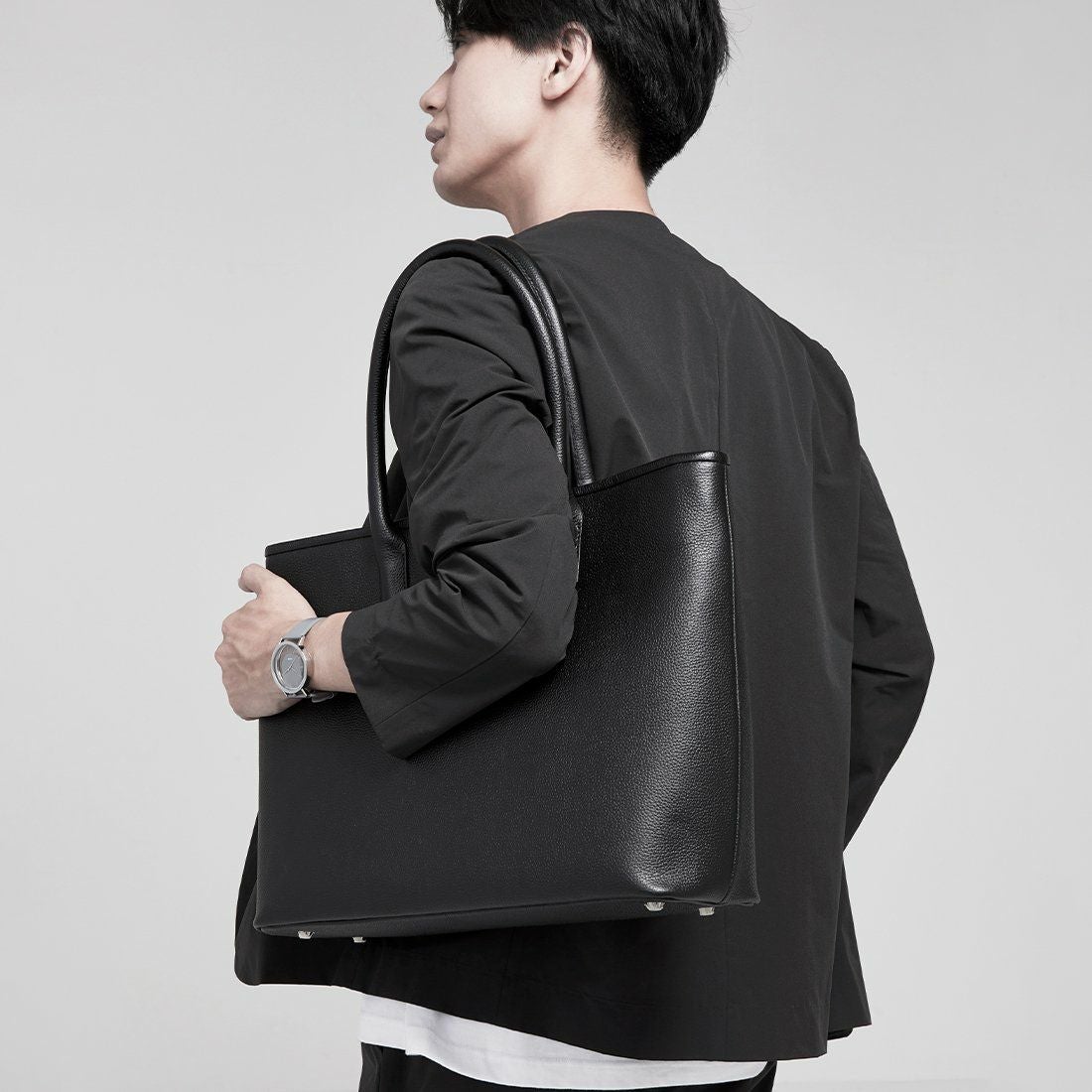 KLONトートバッグクローンメンズレディースKLONSTORAGETOTEBAG-VNM-LEATHERトートトートバック肩掛けカバン本革レザーレザートートシンプル通学通勤おしゃれ