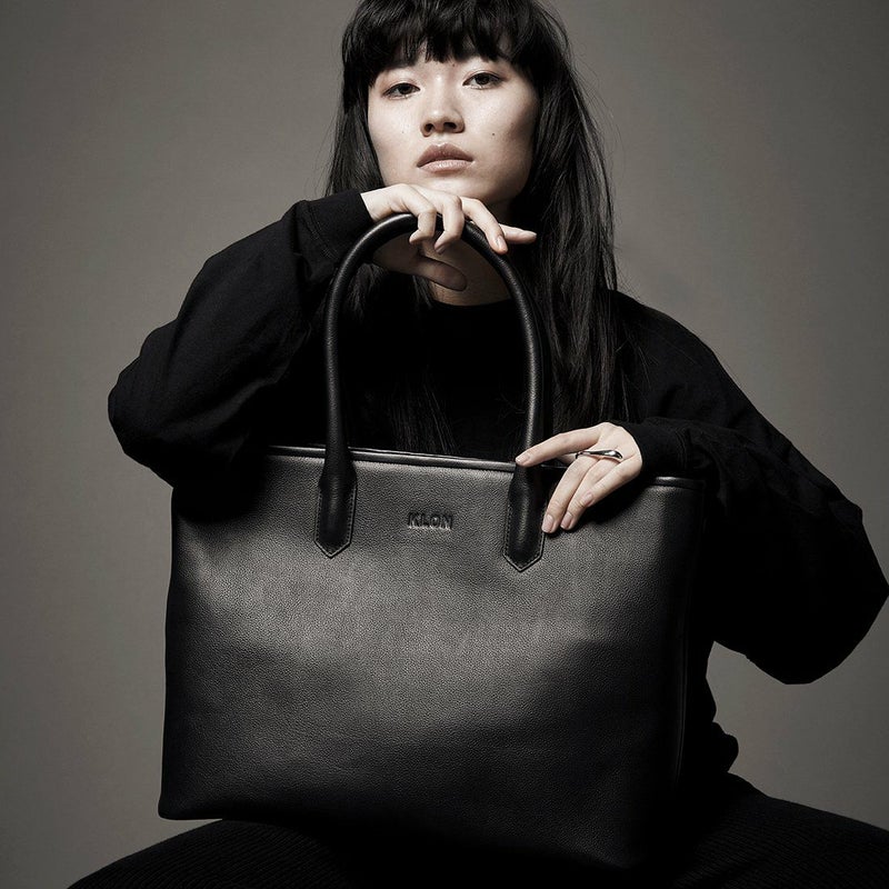 KLONトートバッグクローンメンズレディースKLONSTORAGETOTEBAG-VNM-LEATHERトートトートバック肩掛けカバン本革レザーレザートートシンプル通学通勤おしゃれ