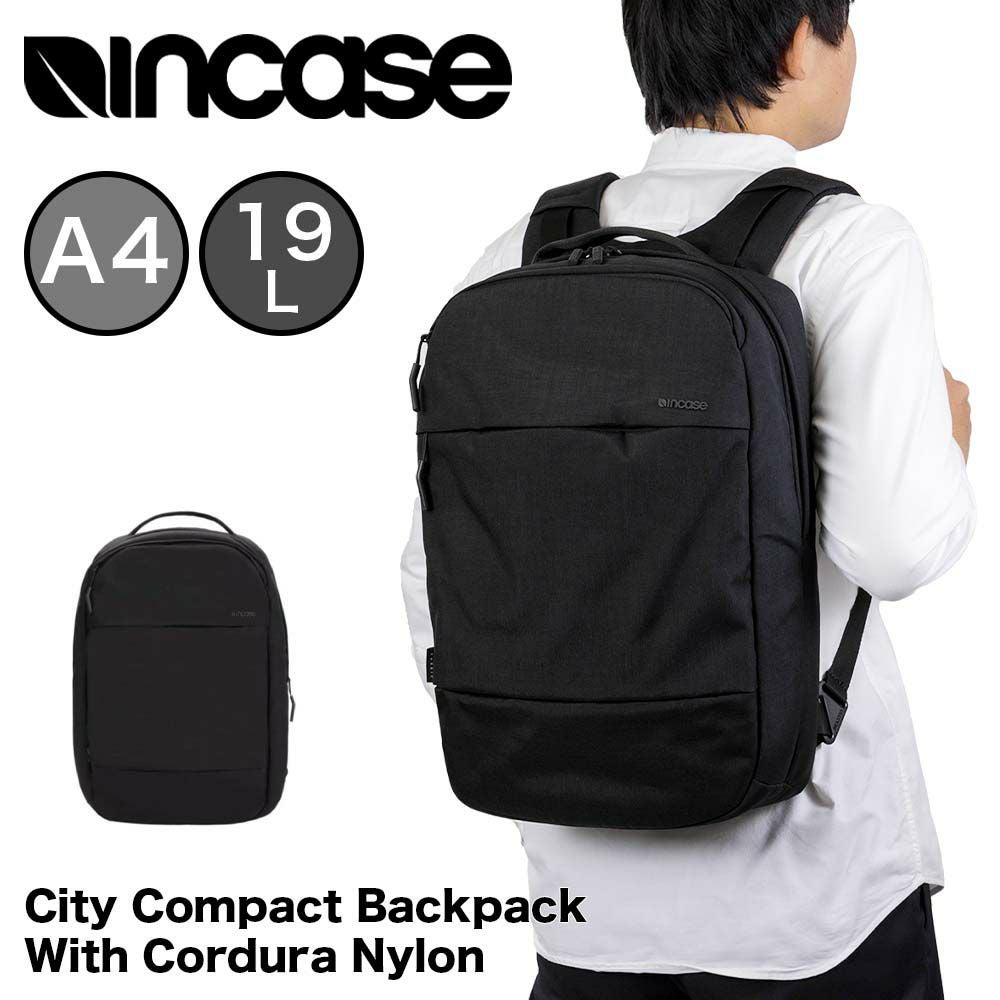IncaseインケースリュックCityCompactBackpackWithCorduraNylon正規品バックパックA4メンズレディースシティコンパクトバックパックPCリュック