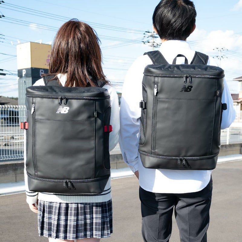 ニューバランスリュック通学限定カラー最上位モデルnewbalance30LA3ボックス型リュックサック男子女子中学生高校生女子高生メンズレディーススポーツリュック防水撥水大容量2025年LAB45692