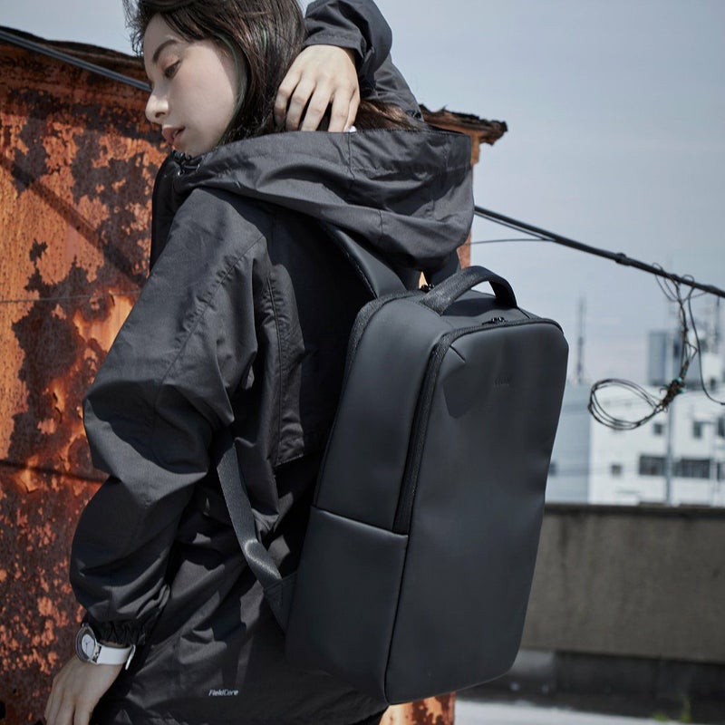 KLONリュッククローンメンズレディースKLONMATTECOATEDRUCKSACK-SQ11Lバックパックリュックサック小さめ通学通勤撥水おしゃれブラック黒