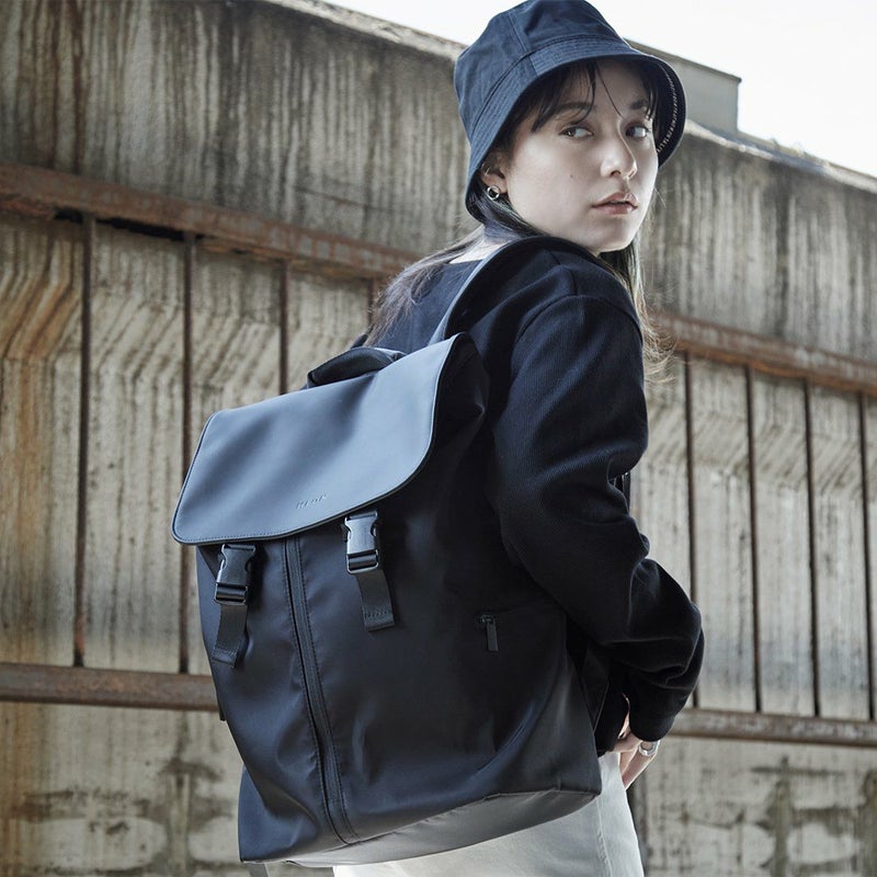 KLONリュッククローンメンズレディースKLONMATTECOATEDRUCKSACK-ACT18Lバックパックリュックサック小さめ通学通勤撥水おしゃれブラック黒