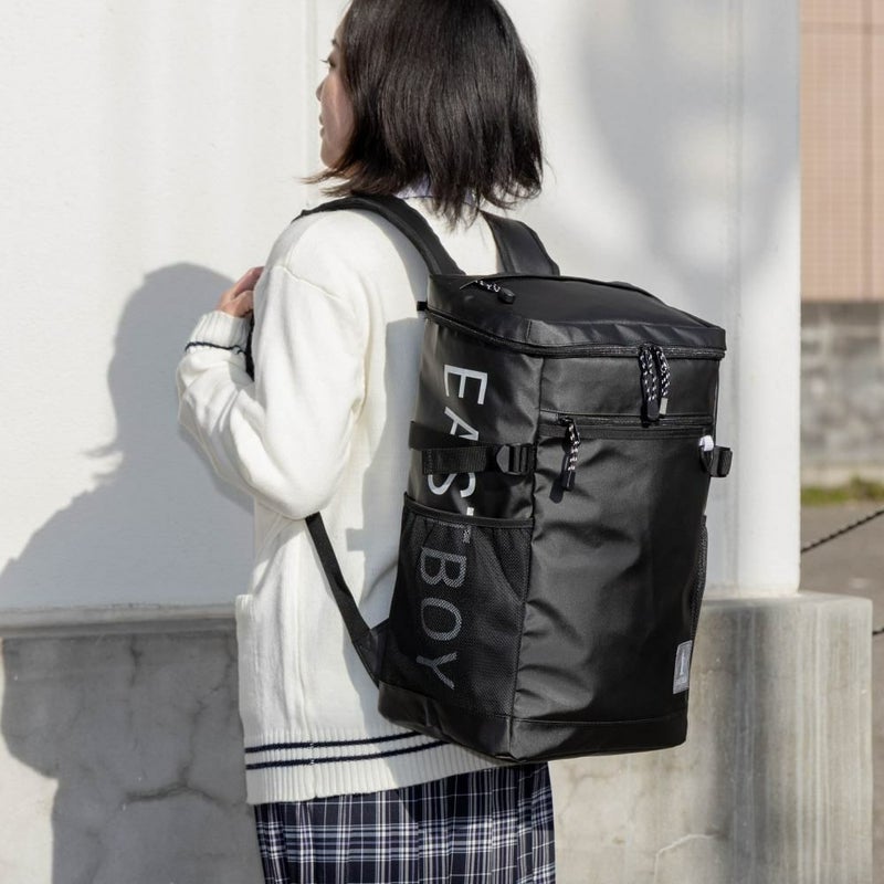 イーストボーイリュックEASTBOY通学女子30LB4レディース女子高生中学生高校生大容量スクエアスクールリュック通学リュック人気ブランドおしゃれかわいい可愛いボックス型EBA71