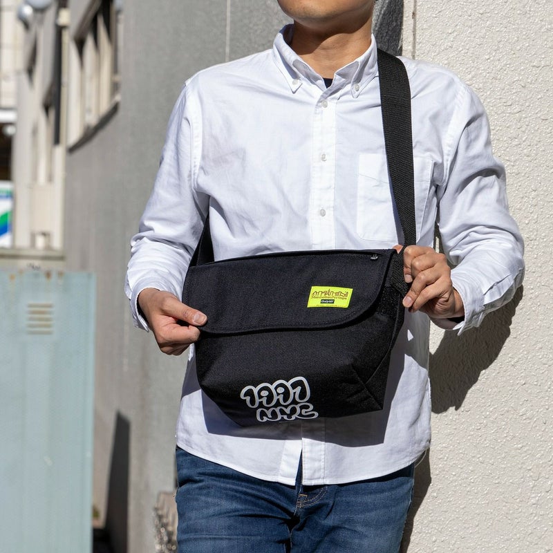 マンハッタンポーテージショルダーバッグB5ManhattanPortageOnlyNYNYCPrint40周年限定モデルメンズレディース大容量ショルダーバックブランド斜めがけ斜め掛け大人人気MP1605JR-LVL-ONLY-NYC