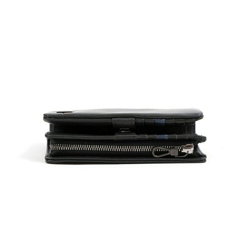 LANVINenBleu二つ折り財布ミドルウォレットランバンオンブルーマルセイユ縦型財布二つ折りメンズレディース本革レザー男性ギフトプレゼント大容量人気ブランドランバンオンブルー536604