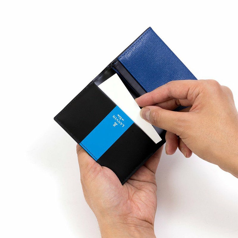 LANVINenBleu名刺入れランバンオンブルーワグラム牛革レザー名刺いれ名刺入名刺ケースカードケース小物ギフトプレゼントおしゃれビジネスブランド579603