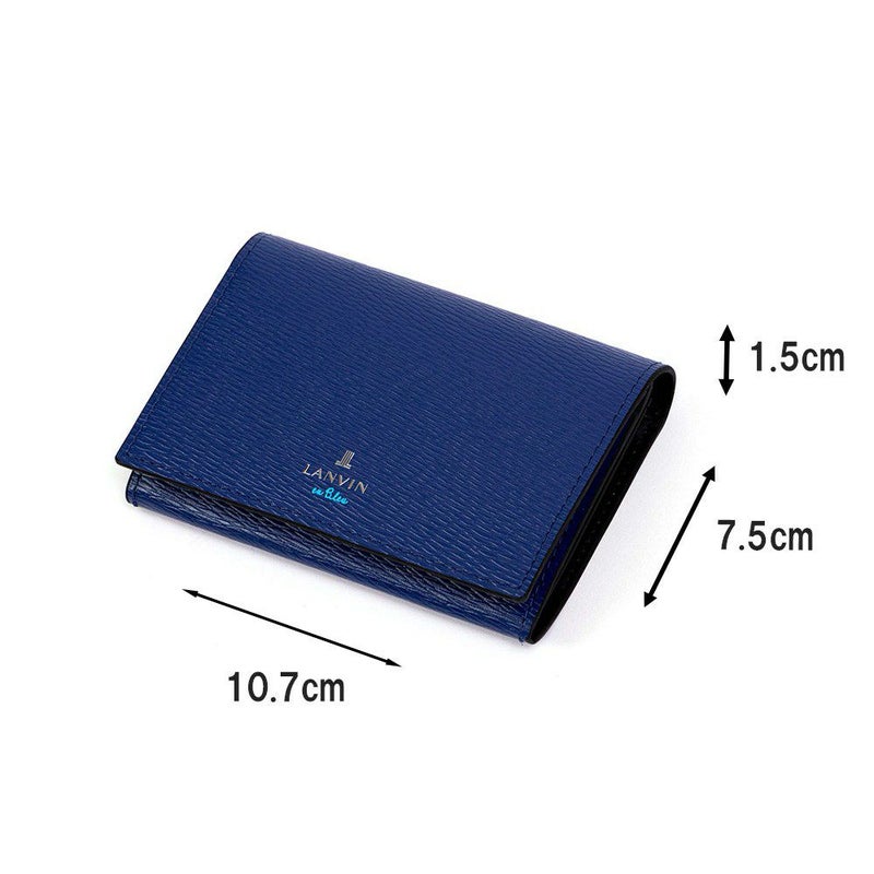 LANVINenBleu名刺入れランバンオンブルーワグラム牛革レザー名刺いれ名刺入名刺ケースカードケース小物ギフトプレゼントおしゃれビジネスブランド579603
