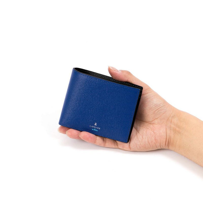 LANVINenBleu二つ折り財布ランバンオンブルーワグラム財布二つ折りメンズレディース2つ折り財布本革レザー男性折りたたみギフトプレゼント人気ブランドランバンオンブルービジネス579604