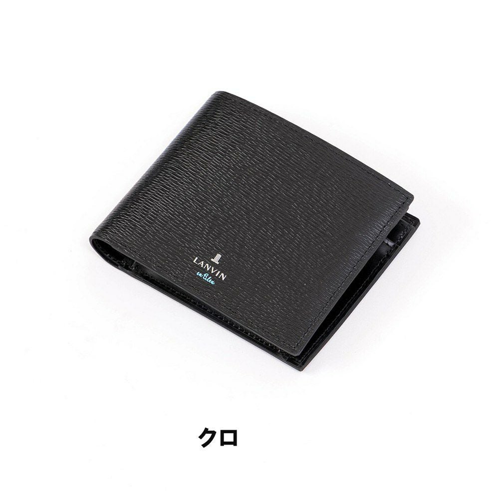 LANVINenBleu二つ折り財布ランバンオンブルーワグラム財布二つ折りメンズレディース2つ折り財布本革レザー男性折りたたみギフトプレゼント人気ブランドランバンオンブルービジネス579604
