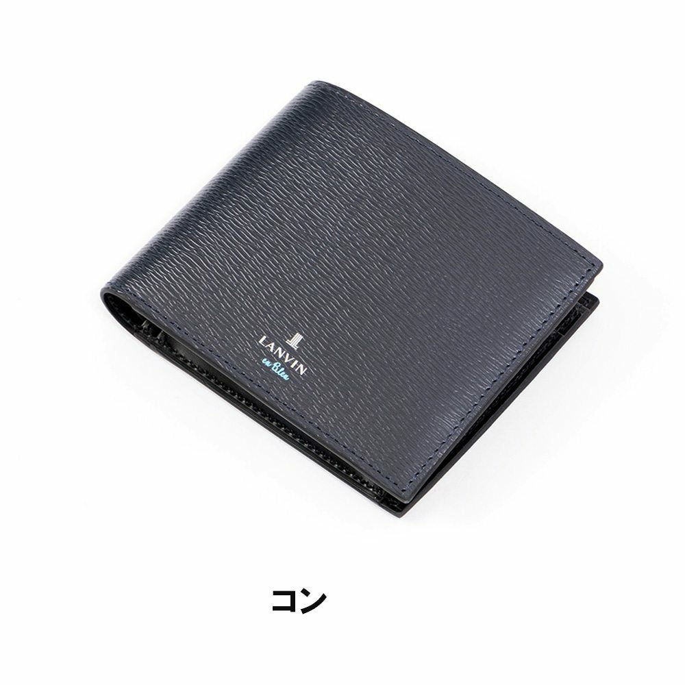 LANVINenBleu二つ折り財布ランバンオンブルーワグラム財布二つ折りメンズレディース2つ折り財布本革レザー男性折りたたみギフトプレゼント人気ブランドランバンオンブルービジネス579604