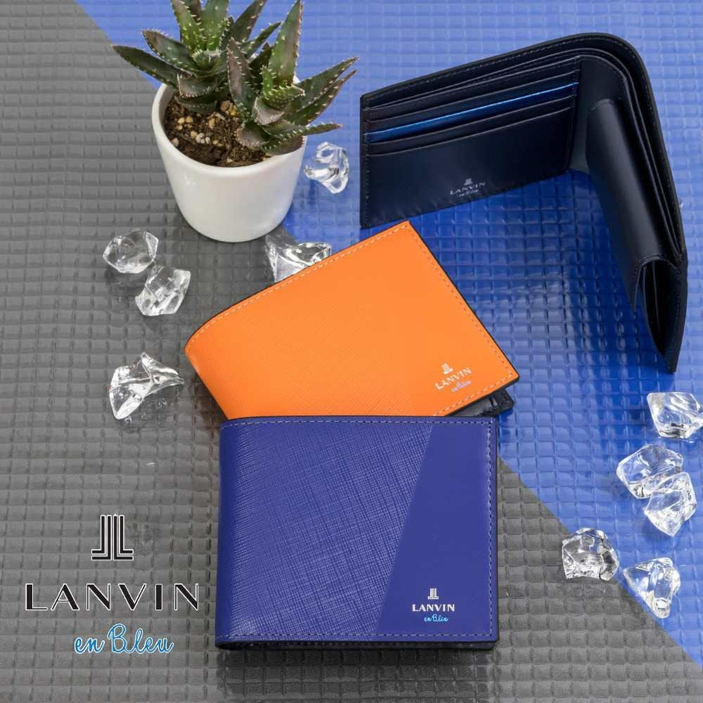 ランバン 財布 二 つ折り ランバン オン ブルー LANVIN en Bleu 二