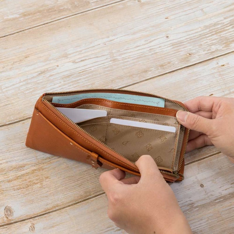 ダコタDakota長財布財布レディースエザーゴノL字ファスナーレディース財布レディース長財布本革革レザー大容量ブランドファスナーL字薄い薄マチスリム大人人気評判30代40代50代30775