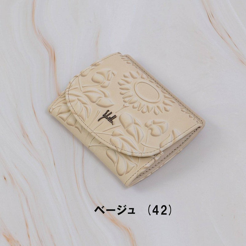 シビラ小銭入れ財布sybillaソンブラレディースブランドかわいい本革革花柄緑色オレンジブルーグリーン5470445