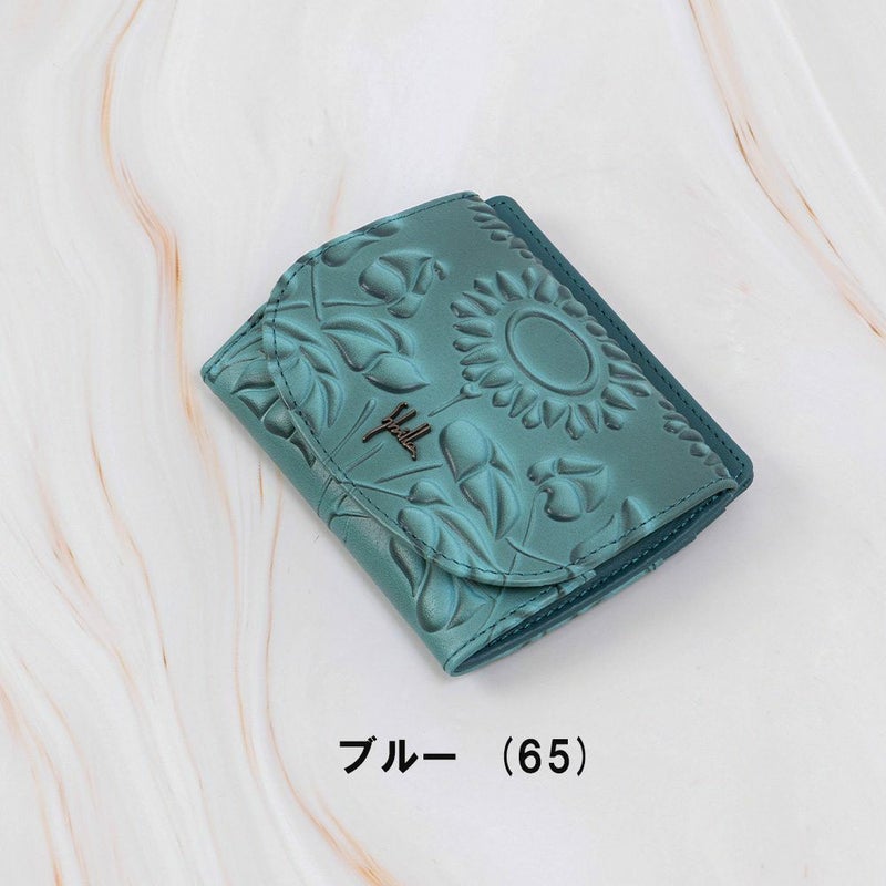 シビラ小銭入れ財布sybillaソンブラレディースブランドかわいい本革革花柄緑色オレンジブルーグリーン5470445