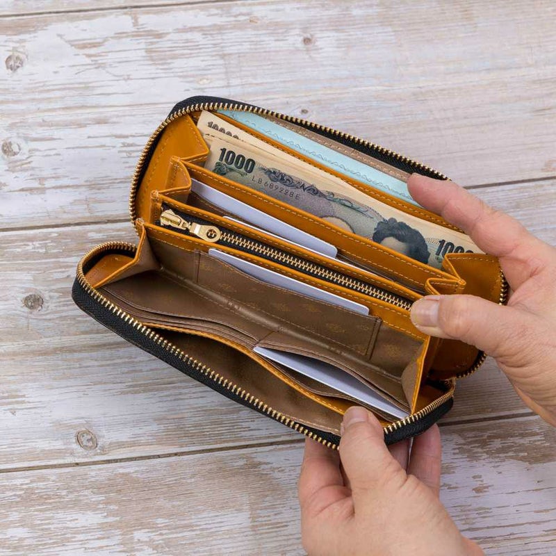 ダコタDakota長財布レディースチェルキオラウンドファスナー財布ファスナーレディース財布レディース長財布本革革レザー大容量ブランドおしゃれ薄いカード入れ多いカードポケット多数30523