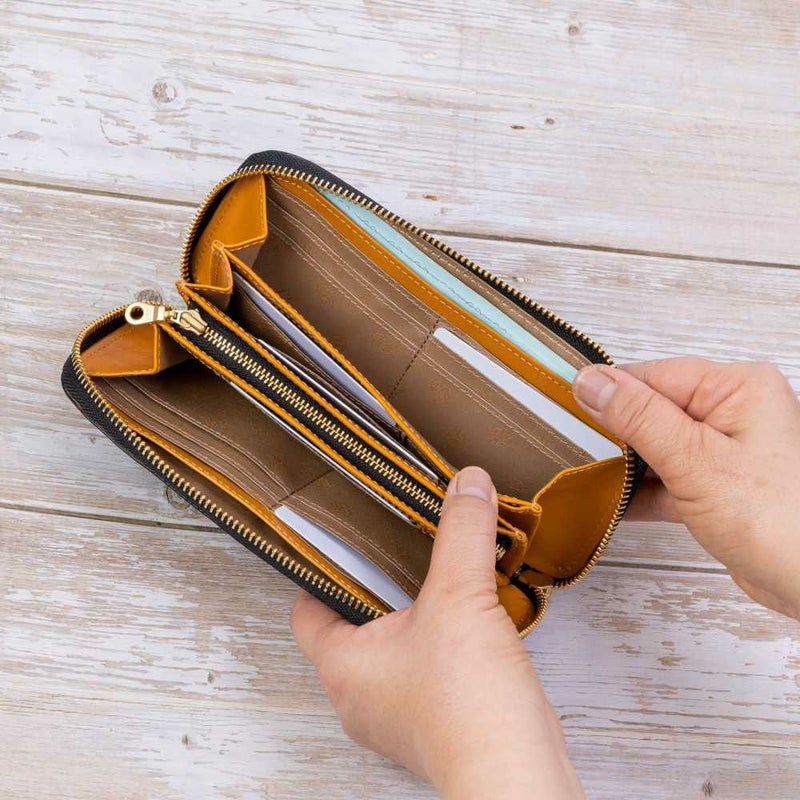 ダコタDakota長財布レディースチェルキオラウンドファスナー財布ファスナーレディース財布レディース長財布本革革レザー大容量ブランドおしゃれ薄いカード入れ多いカードポケット多数30523