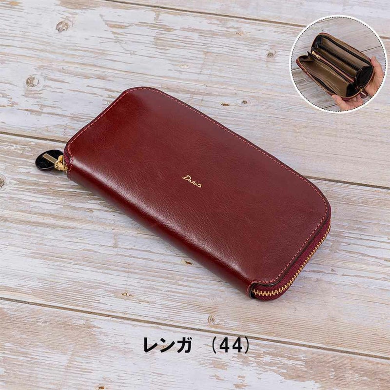ダコタDakota長財布レディースチェルキオラウンドファスナー財布ファスナーレディース財布レディース長財布本革革レザー大容量ブランドおしゃれ薄いカード入れ多いカードポケット多数30523