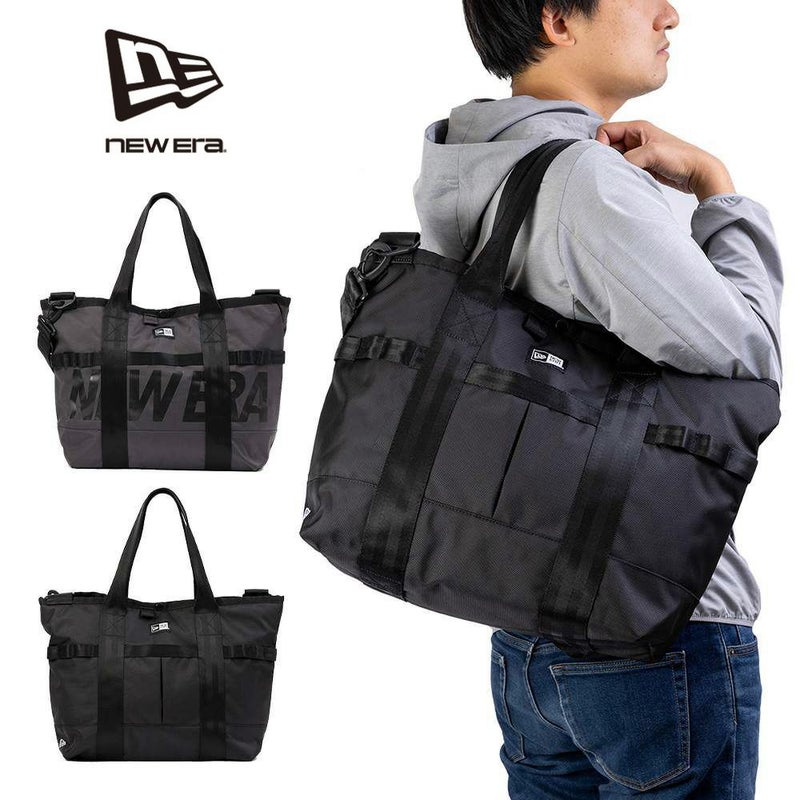 ニューエラトートバッグNEWERAメンズレディーストートバックカジュアルメンズトートバック肩掛けカバン人気おしゃれファスナー付き大きめ大容量ブランドNEWERA