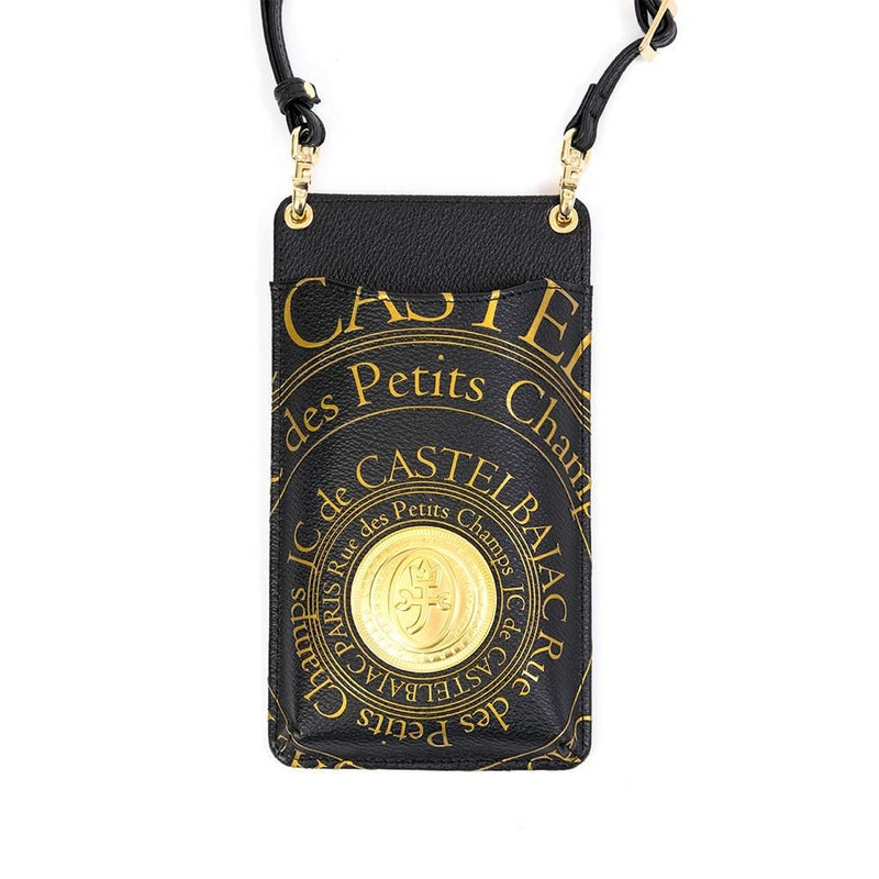 カステルバジャックスマホショルダースマホポーチバッグショルダーバッグプルトンCASTELBAJACメンズレディース財布ショルダースマホショルダーバッグブランド小さめ薄い77121