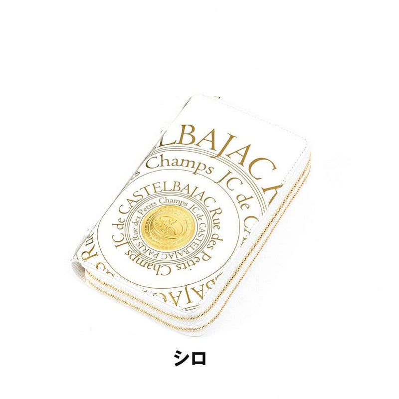 カステルバジャックWファスナーポーチクラッチバッグセカンドバッグ大容量メンズレディースプルトンCASTELBAJAC本革レザー長財布バッグカードケースハンドル付き77221