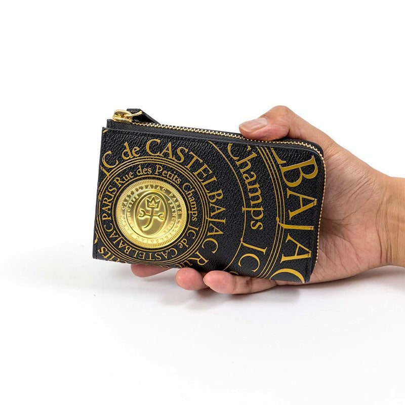 カステルバジャック財布二つ折りミドルウォレットプルトンファスナー縦型メンズレディースCASTELBAJAC二つ折り財布2つ折り財布本革レザー人気ブランド77621