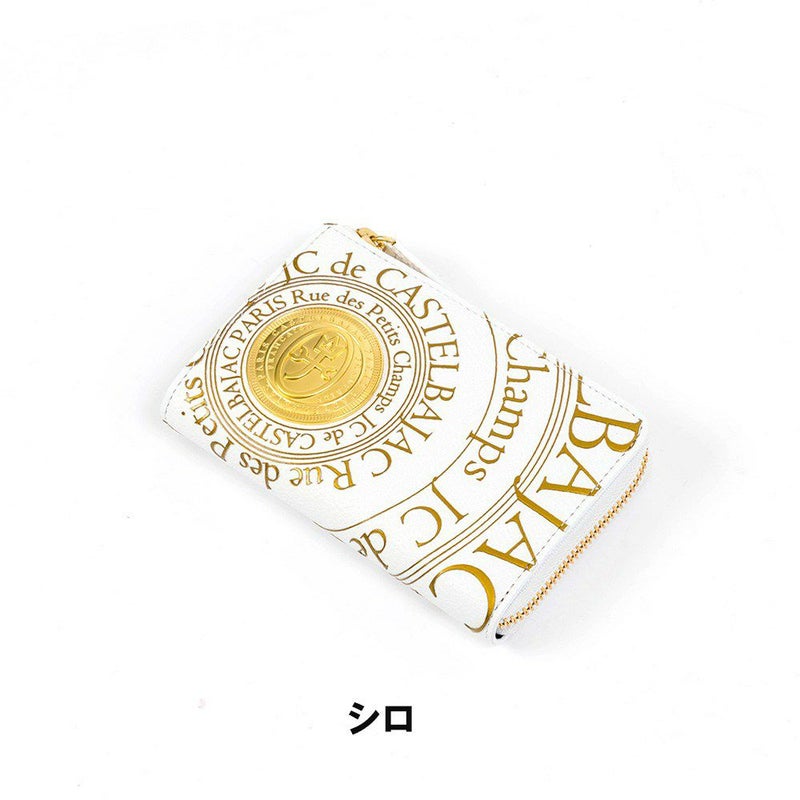 カステルバジャック財布二つ折りミドルウォレットプルトンファスナー縦型メンズレディースCASTELBAJAC二つ折り財布2つ折り財布本革レザー人気ブランド77621