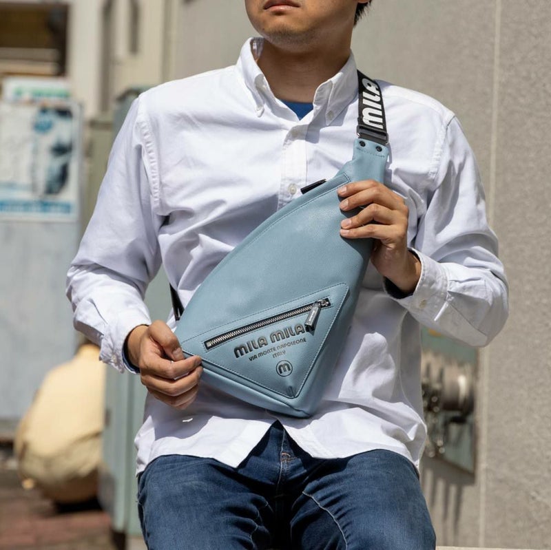 ミラ・ミランボディバッグワンショルダーバッグブランドメンズレディースmilamilanプリモショルダーバッグボディバック大容量大きめおしゃれミラミラン人気261912