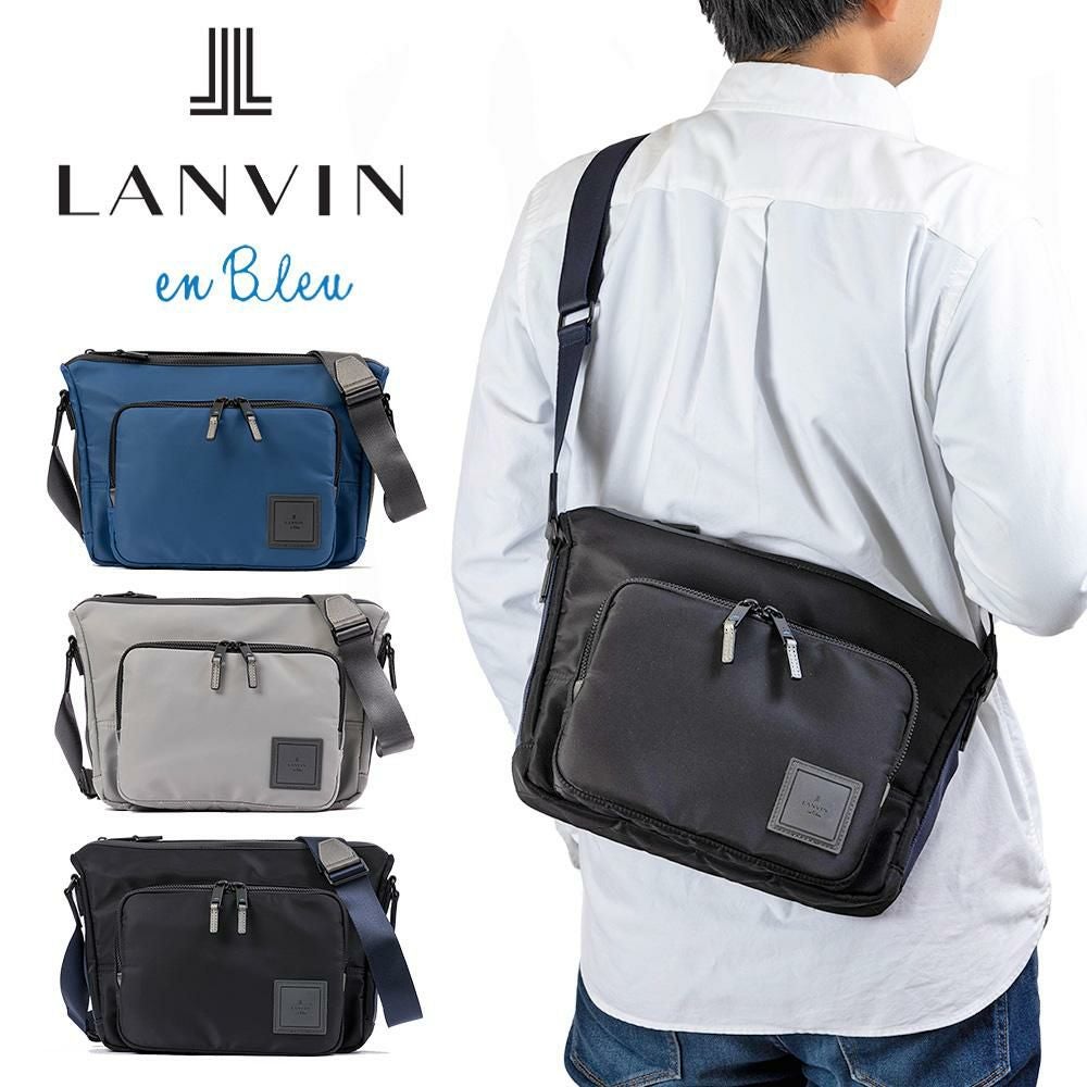ランバンオンブルーショルダーバッグB5LANVINenBleuショート大容量大きめメンズレディースブランド薄いコンパクト大人おしゃれ人気スマート斜めかけバッグ斜め掛けバッグ541102