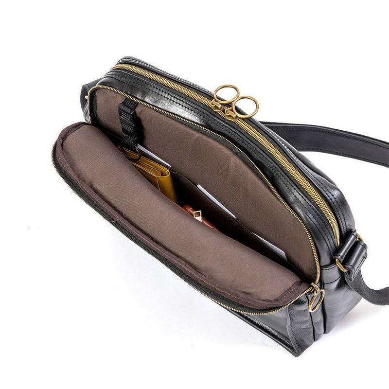 DOUBLESダブルスショルダーバッグB5バッグメンズレディース本革革レザーブランドおしゃれショルダーBCG-7405