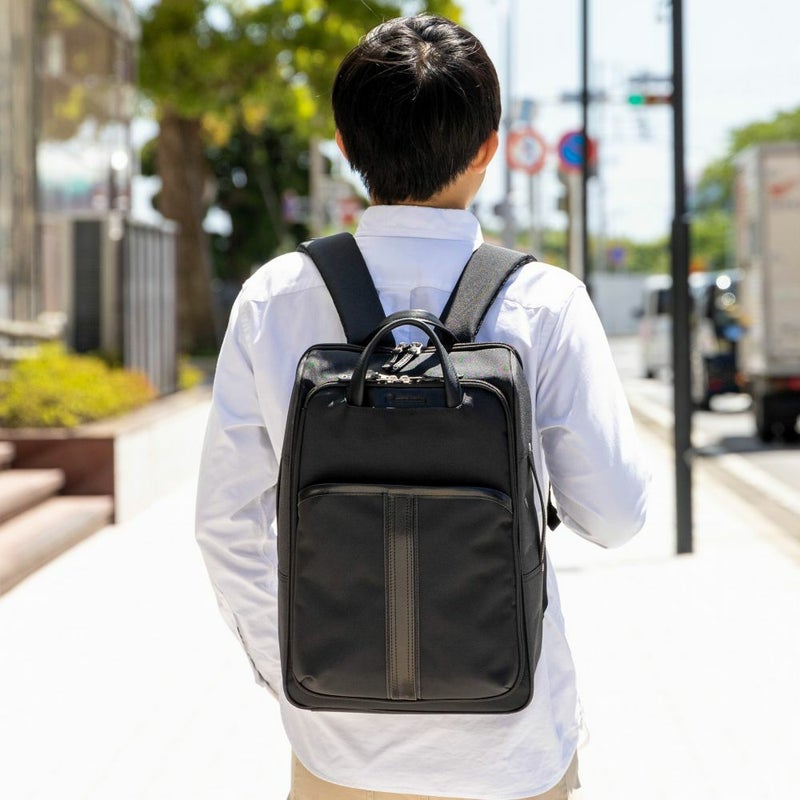 ムスタッシュmoustacheontimeビジネスリュックリュックビジネスバッグA4リュックリュックサックビジネスカジュアルメンズ通勤通勤リュック多機能ブラック黒人気ブランドJOM-2560