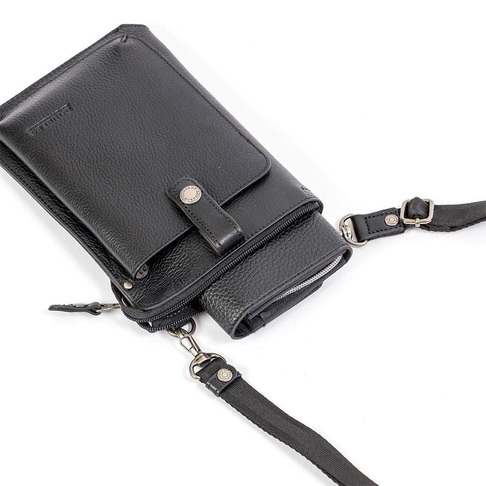 スマホショルダーショルダーポーチ本革ショルダーバッグDOUBLESダブルス財布が入るスマホポーチスマートフォンショルダーバッグ大きめメンズレディース革レザーブランドおしゃれJYS-7356