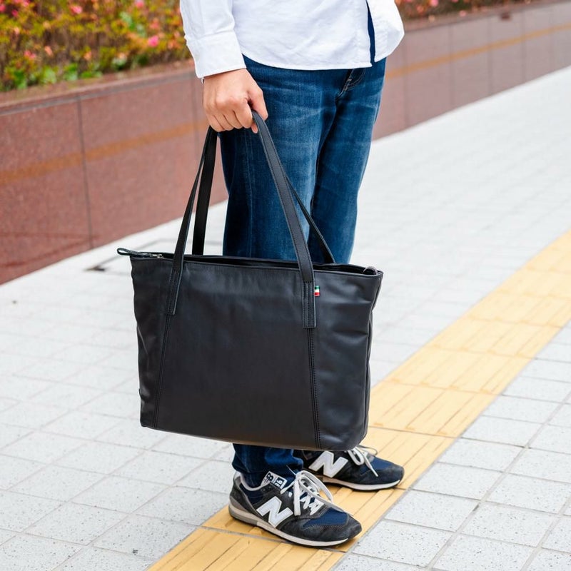 DOUBLESダブルスイタリアンレザートートミニトートメンズレディース本革革レザートートバッグトートVWE-1927