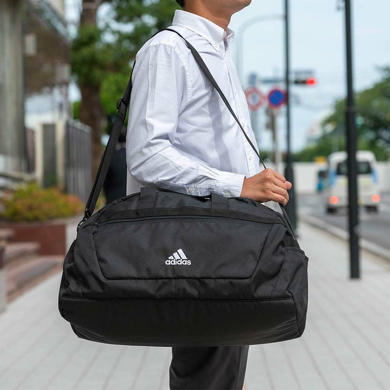 アディダスボストンバッグadidas46L男子女子メンズレディース2泊3泊4泊ボストンバックボストンスポーツ部活合宿修学旅行林間学校高校生中学生小学生軽量軽い63605